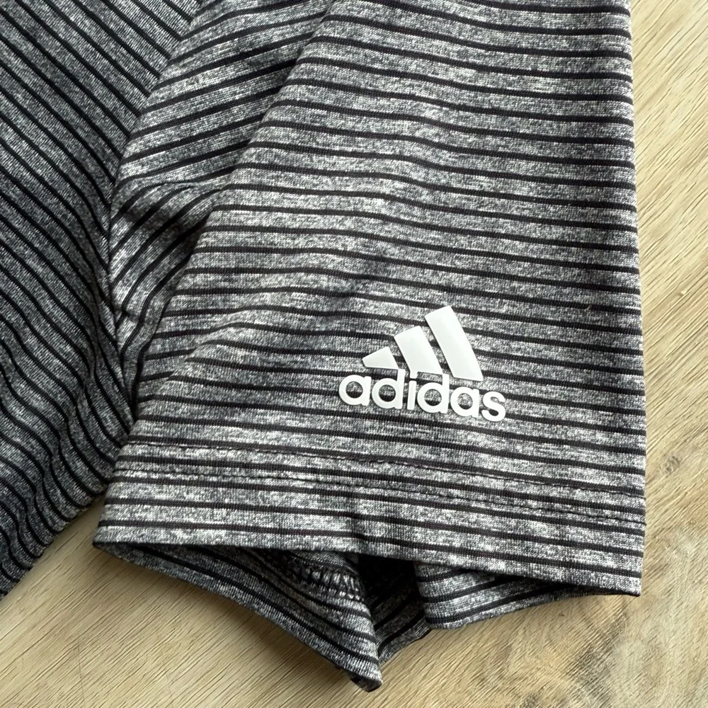 Adidas Golf Men's Feeder Stripe Polo Golf Shirt Black Striped Polo Shirt Lg NWOT